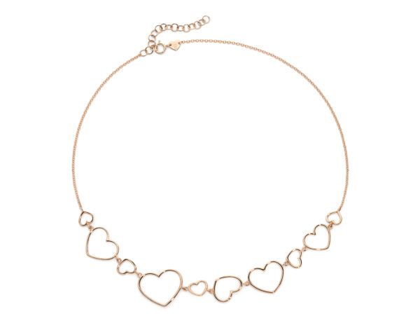 Collana choker a cuori filo diversi Marco Gerbella